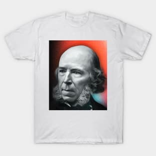 Herbert Spencer Portrait | Herbert Spencer Artwork 2 T-Shirt